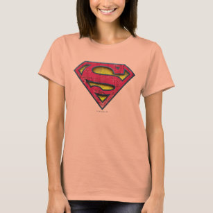 T-shirt Superman S-Shield   Logo en détresse