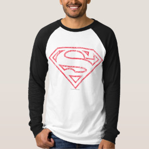 T-shirt Superman S-Shield   Logo en ligne rouge