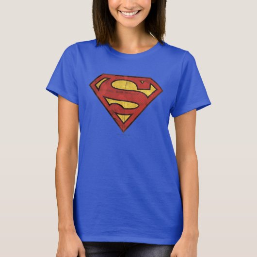 T-shirt Superman S-Shield | Logo Grunge (Devant)