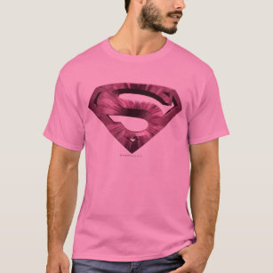 T-shirt Superman S-Shield   Logo Rose Star Burst