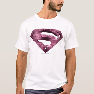 T-shirt Superman S-Shield Logo Rose Star Burst