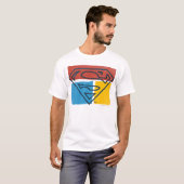 T-shirt Superman S-Shield | Logo rouge bleu jaune (Devant entier)