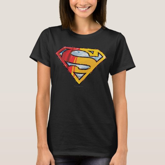 T-shirt Superman S-Shield | Logo rouge et orange (Devant)
