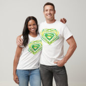 T-shirt Superman Stylisé | Logo Décoratif Vert (Unisexe)