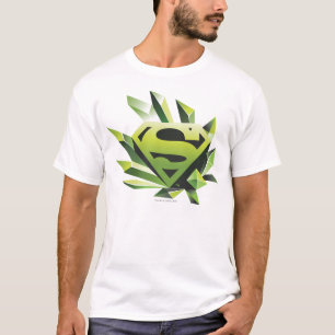 T-shirt Superman Stylisé Logo du Bouclier vert