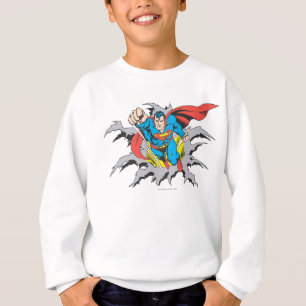 T-shirt Superman Tears Thru