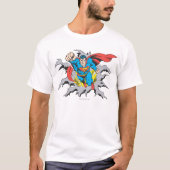 T-shirt Superman Tears Thru (Devant)