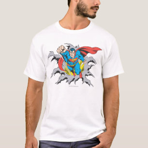 T-shirt Superman Tears Thru