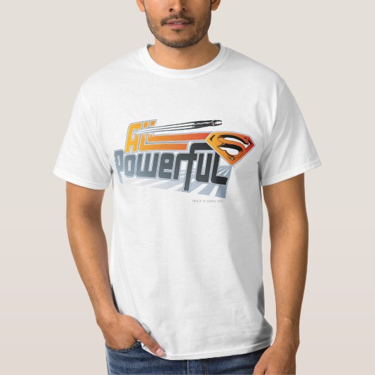 T-shirt Superman Tout puissant (Devant)