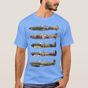T-shirt Supermarine Spitfire est un avion de chasse britan
