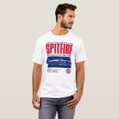 T-shirt Supermarine Spitfire | WW2 Plane (Devant entier)