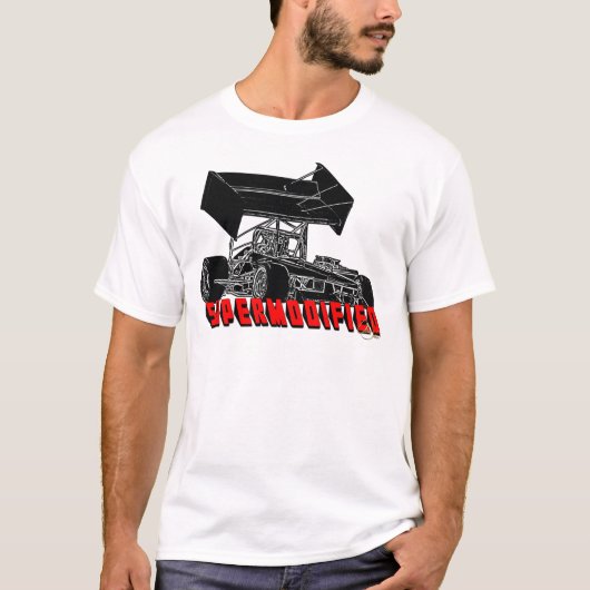 T-shirt Supermodified avec à marquer d'une pierre blanche (Devant)