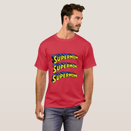 T-shirt Supermom en action Tee (Devant entier)
