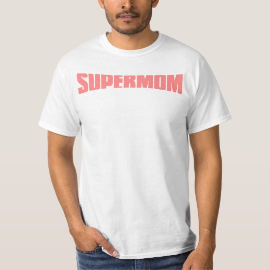 T-shirt SuperMom : Ma mère est mon superhéros (Devant)