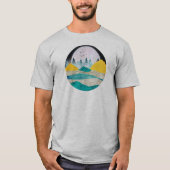 T-shirt Supermoon Rising Landscape (Devant)
