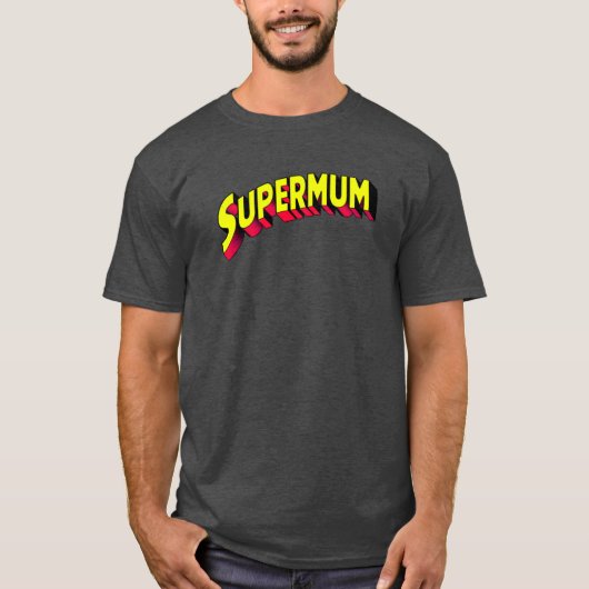 T-shirt SUPERMUM friend (Devant)