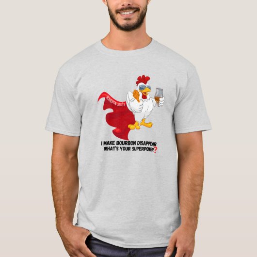 T-shirt Superpuissance du Bourbon (Devant)