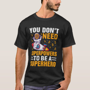 T-shirt superpuissance Extraction de Bitcoins Nakamoto HOD