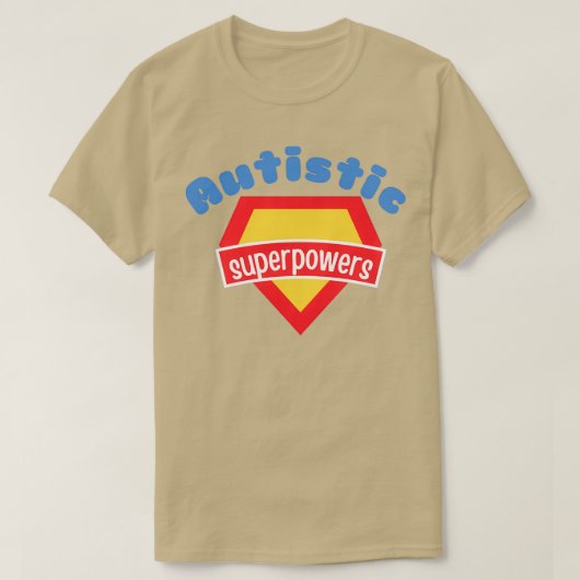 T-shirt Superpuissances autistes (Design devant)