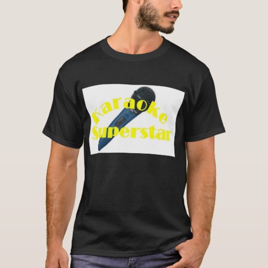 T-shirt Superstar de karaoke (Devant)