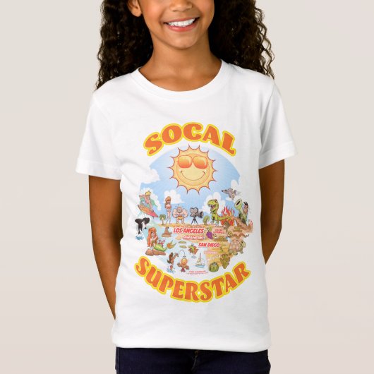 T-Shirt Superstar de SoCal (Devant)