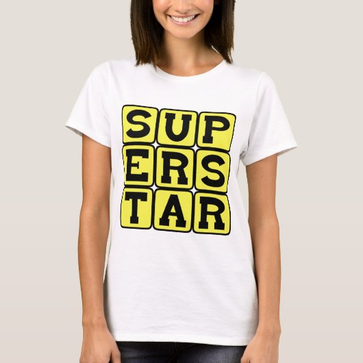 T-shirt Superstar, extrêmement célèbre (Devant)