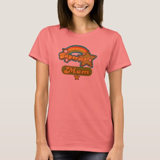 T-shirt SuperStar Maman (Devant)