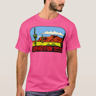 T-shirt Superstition Montagnes Arizona Vintage voyage Deca