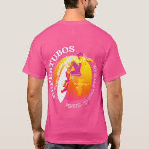 T-shirt Supertubos de surf