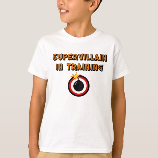 T-shirt Supervillian en formation (Devant)