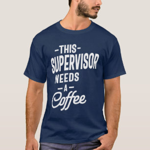 T-shirt Superviseur Cadeau amusant Titre du travail Profes