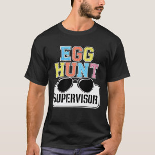 T-shirt Superviseur de la chasse aux œufs de Pâques Maman 