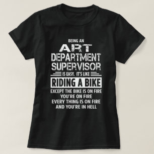 T-shirt Superviseur du département des arts