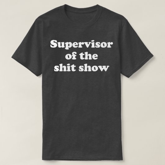 T-shirt Superviseur du spectacle (Design devant)