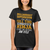 T-shirt Superviseur Millwright (Devant)