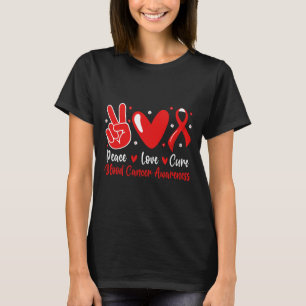 T-shirt Supp sensibilisation au cancer du sang Groovy Peac