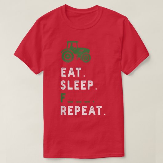 T-shirt Supper Funny Farmer  (Design devant)