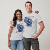 T-shirt Support avec le Wisconsin (Unisexe)