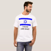 T-shirt Support avec l'Israël (Devant entier)
