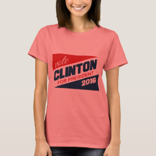 T-shirt SUPPORT CLINTON 2016 -.png