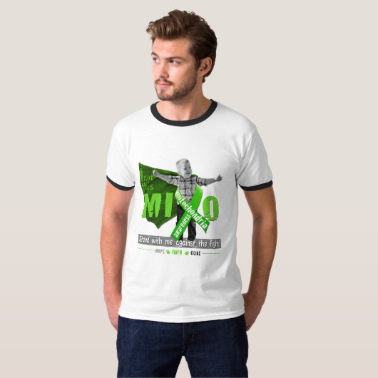 T-shirt Support de conscience de Mito avec moi (Devant entier)