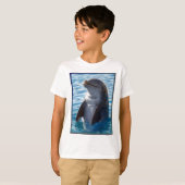 T-shirt support de dauphin (Devant entier)