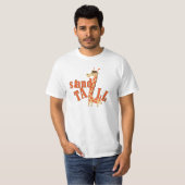 T-shirt Support de girafe grand (Devant entier)