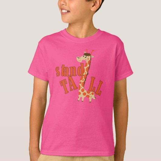 T-shirt Support de girafe grand (Devant)
