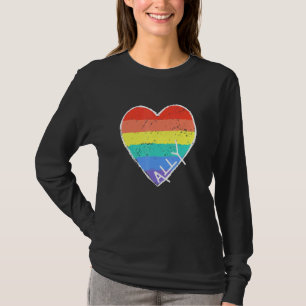 T-shirt Support de la fierté Ally Gay Lgbtq