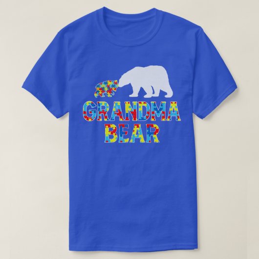 T-shirt Support de l'ours de grand-mère de sensibilisation (Design devant)