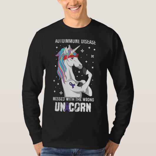 T-shirt Support de sensibilisation aux maladies auto-immun (Devant)