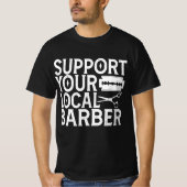 T-shirt Support de votre barbier local 2024 (Devant)