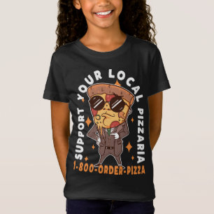 T-Shirt Support De Votre Pizzaria Pizza Pun