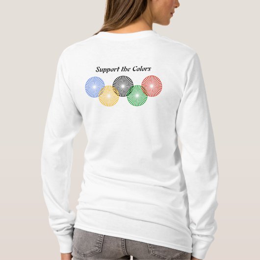 T-shirt Support des couleurs - (Dos)